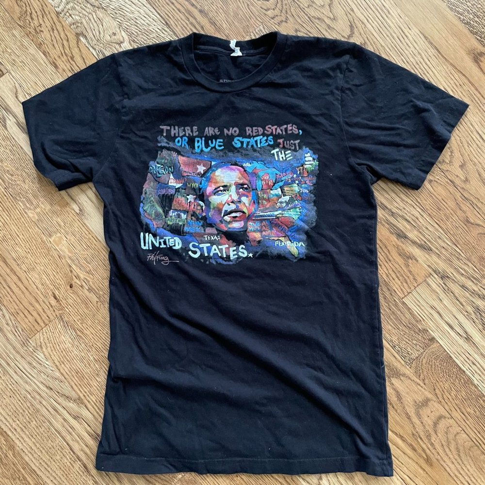 Vintage Collectible Barack Obama Runway To Win T-Shirt Phil Fung